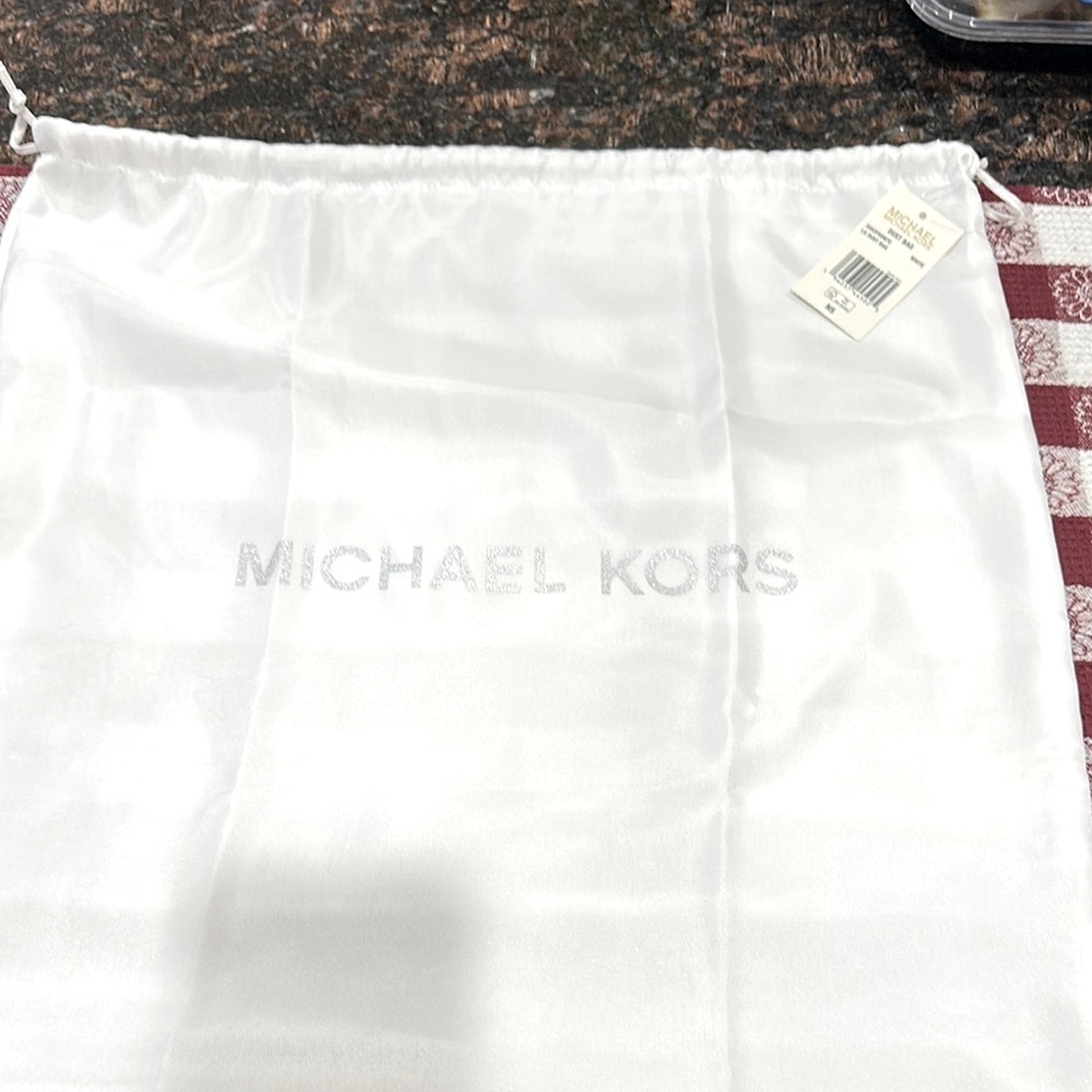 NWT Michael Kors White Dust Bag